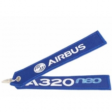 A320neo Remove Before Flight Large Keyring