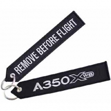 A350 XWB Remove Before Flight Large Keyring